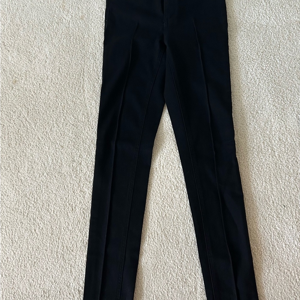 rag & bone Black mason Slim Fit raw hem jeans